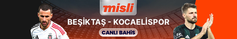 Beşiktaş - Kocaelispor maçından genel görünüm