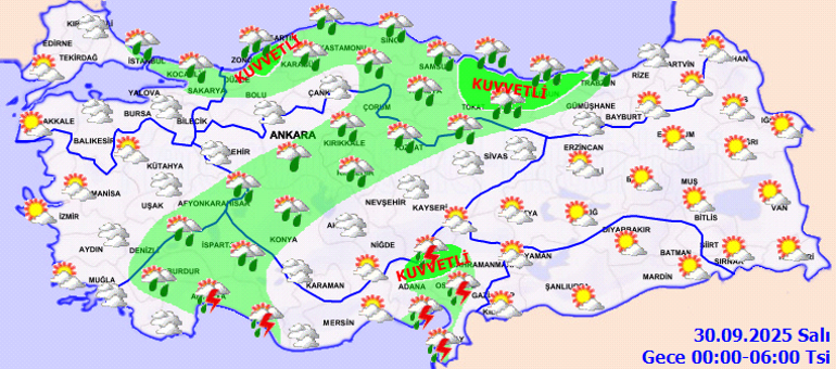 Son dakika hava durumu tahminleri il il | Bugün (30 Eylül) hava nasıl olacak, İstanbulda yağmur var mı Meteoroloji uyardı Perşembe gününe kadar sürecek...