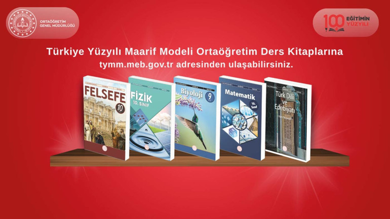Ortaöğretim ders kitapları dijitalde