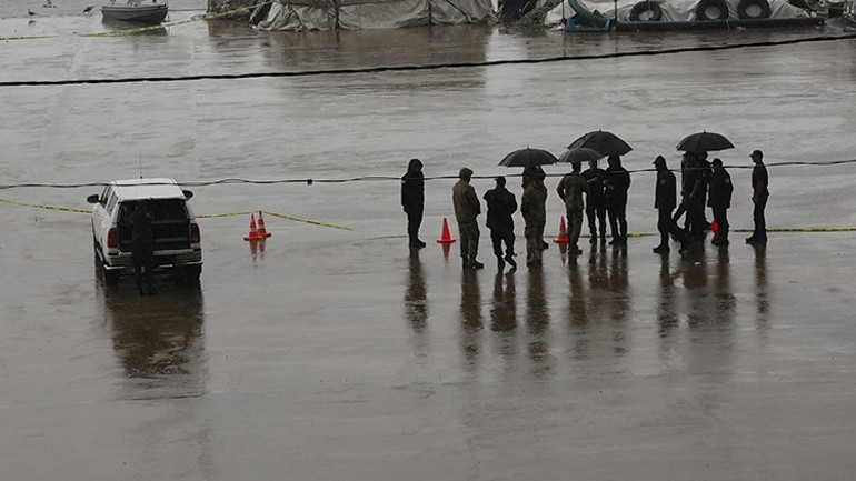 Hamsi için ağ attılar insansız saldırı aracı tuttular Valiliği teyakkuza geçiren av