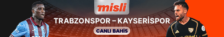 Trabzonspor ile Kayserispor maç öncesi hazırlık