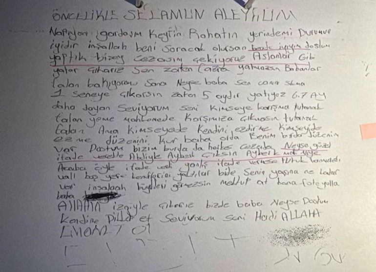 Minguzzi davasında kan donduran mektup Delil olarak dosyaya girdi | Canını sıkma 1 seneye çıkarsın