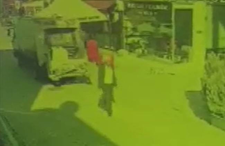 Kaza anına ait görüntü