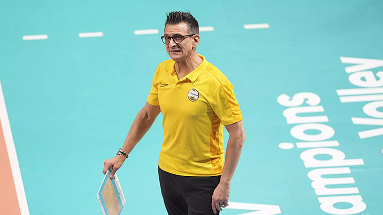 VakıfBank takım çalışması antrenmanda