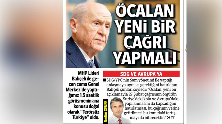 PKK elebaşı Öcalan, Siyonist İsrail uşağı SDG/PYD-YPG terör örgütüne neden çağrı yapmıyor