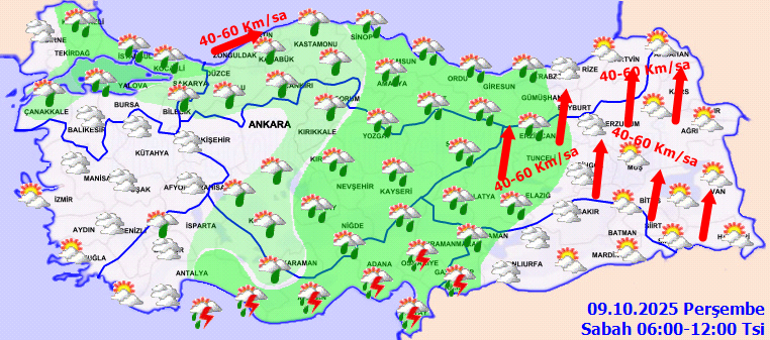 Son dakika... Meteorolojiden kuvvetli yağış uyarısı Hava sıcaklığı 6 derece düşecek