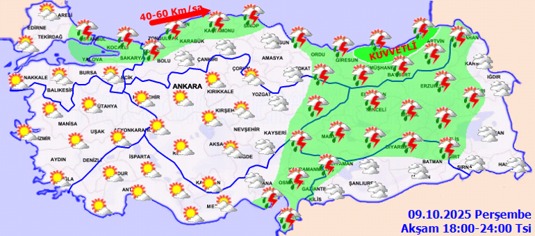 Son dakika... Meteorolojiden kuvvetli yağış uyarısı Hava sıcaklığı 6 derece düşecek