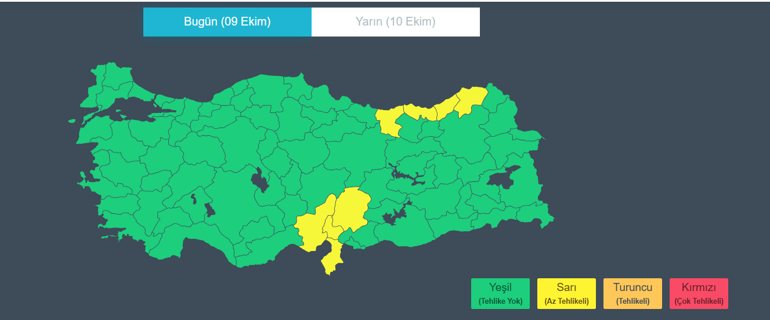 Son dakika... Meteorolojiden kuvvetli yağış uyarısı Hava sıcaklığı 6 derece düşecek