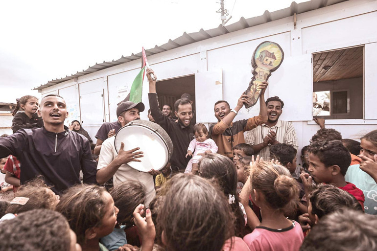 Gazze’de barış sevinci