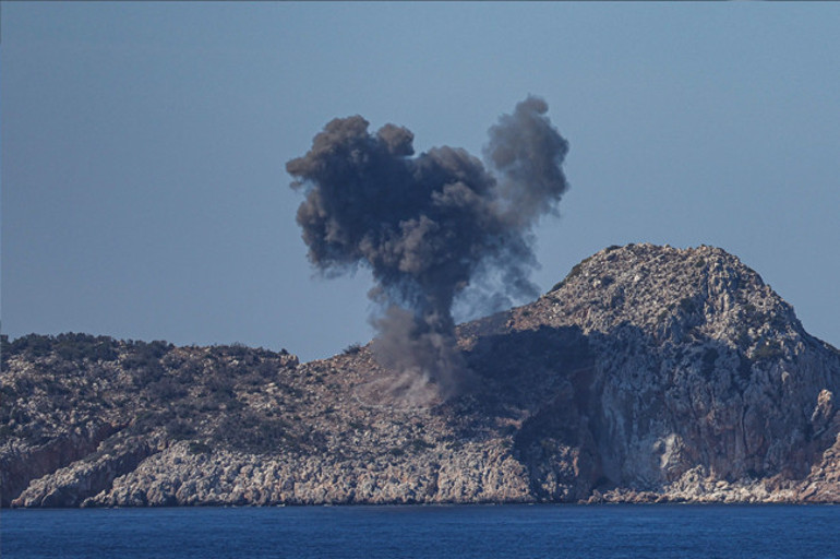 Mavi Vatanda tarihi gün Milli SİHA’lardan DENİZKURDU’nda tam isabet