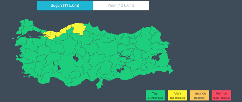  Bugün yağmur yağacak mı
