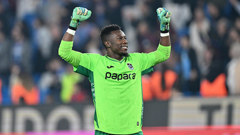 Trabzonspor forması giyen Andre Onana