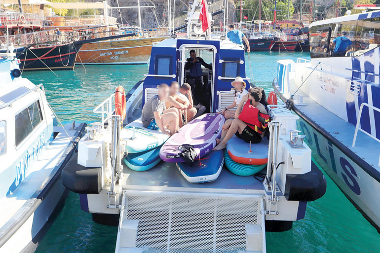 Kürek sörfü faciayla bitiyordu