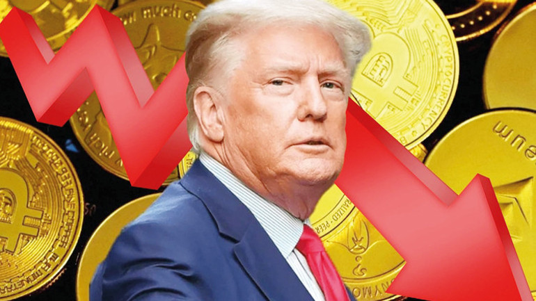 24 saatte 20 milyar dolar buhar oldu… Kripto piyasaları Trump’ın ağzına bakıyor