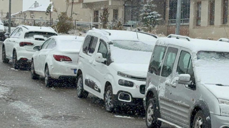 Sarıkamış'ta karla kaplanan sarıçam ormanlarının kartpostallık görüntüsü