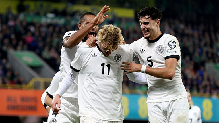 Almanya, Kuzey İrlanda deplasmanından 1-0 galip