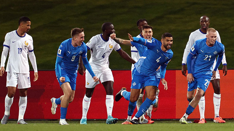 İzlanda ile Fransa 2-2 berabere kaldı