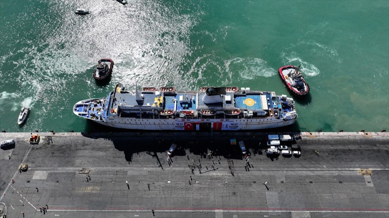 İyilik Gemisi Gazzeye uğurlandı İçişleri Bakanı Yerlikaya: Milyonlar Gazze yalnız değildir dedi
