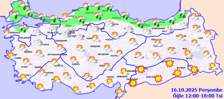 Meteorolojiden sağanak yağmur, pus ve sis uyarısı... İşte bölge bölge hava durumu