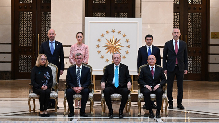 Cumhurbaşkanı Erdoğan, 4 ülkenin büyükelçisini kabul etti