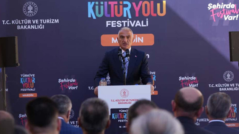 Kültür Yolu Festivali ilk kez Mardinde Bakan Ersoy: Mardin’in ruhu dünyaya taşınacak