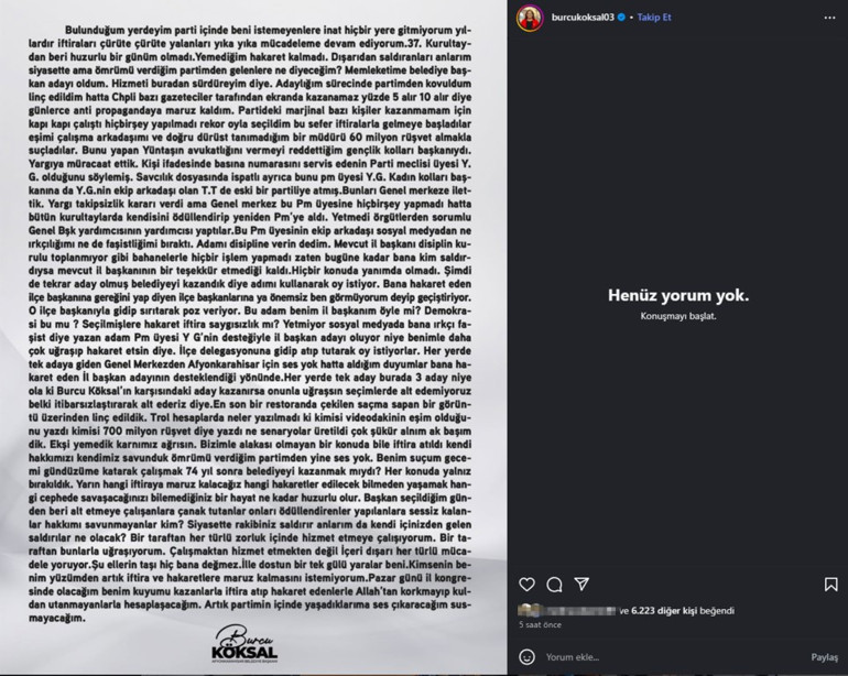 AK Partiye geçeceği iddia edilmişti | Burcu Köksaldan yeni açıklama: CHPye çok sert sözler