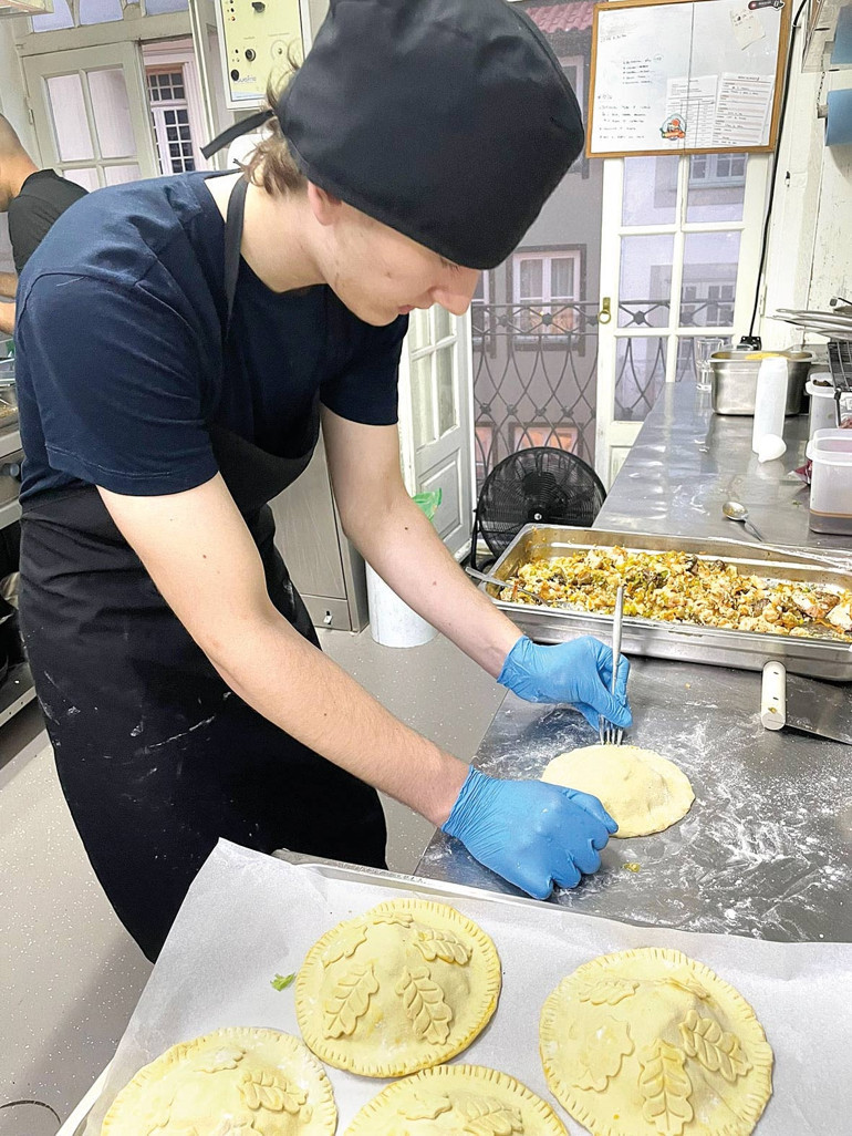 Meslek lisesinde Portekiz mutfağı