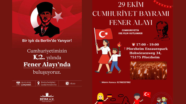 Almanyada Cumhuriyet Bayramı hazırlığı
