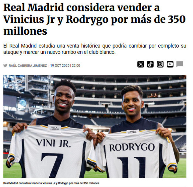 Real Madrid transfer listesine koydu Vinicius Junior ve Rodrygo için tarihi bonservis