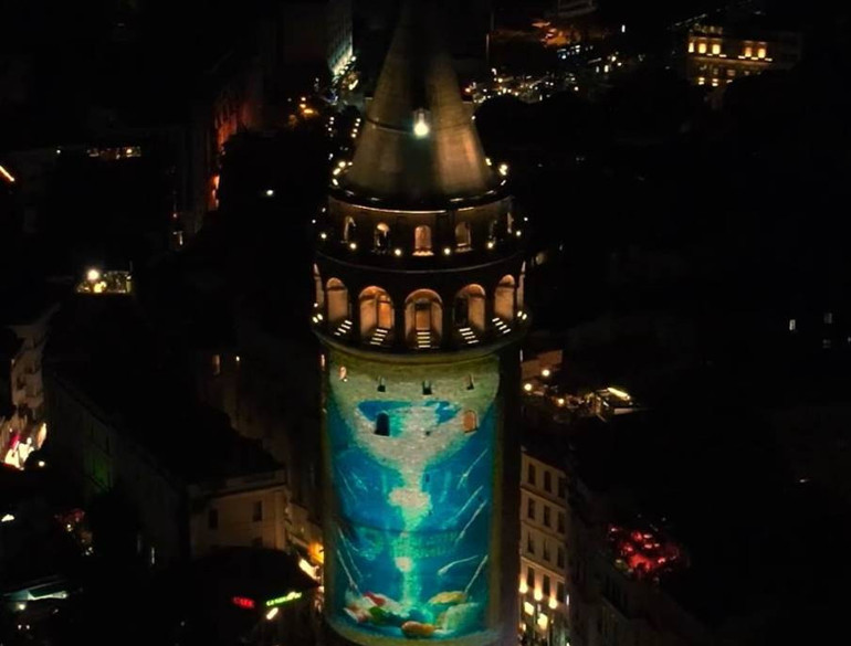 Emine Erdoğan: Galata Kulesi, Sıfır Atık ruhuyla sürdürülebilir yarınlara ışık tutuyor