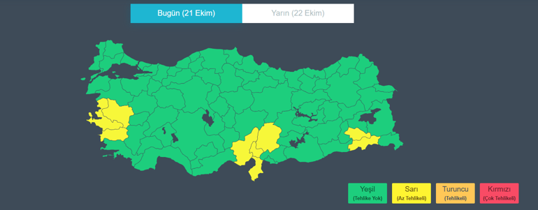 Son dakika... 9 ilde sarı kodlu alarm Uyarılar art arda geldi: Kuvvetli yağış geliyor