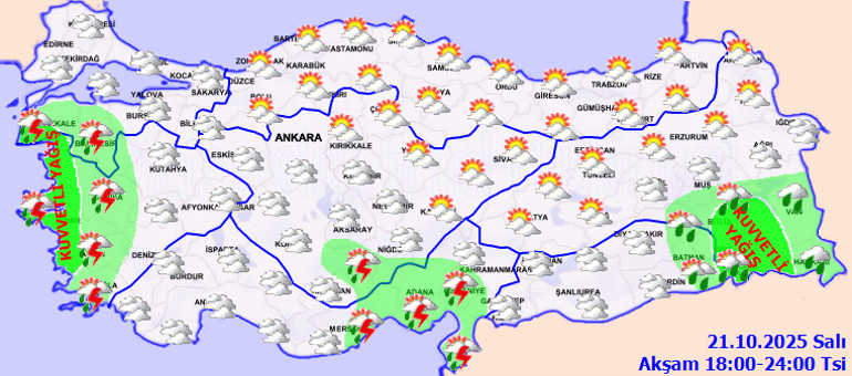 Son dakika... 9 ilde sarı kodlu alarm Uyarılar art arda geldi: Kuvvetli yağış geliyor