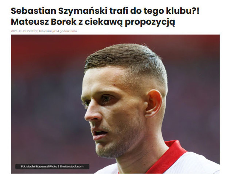 Fenerbahçeli Szymanski için Mourinho ve transfer açıklaması Harika bir adım olur