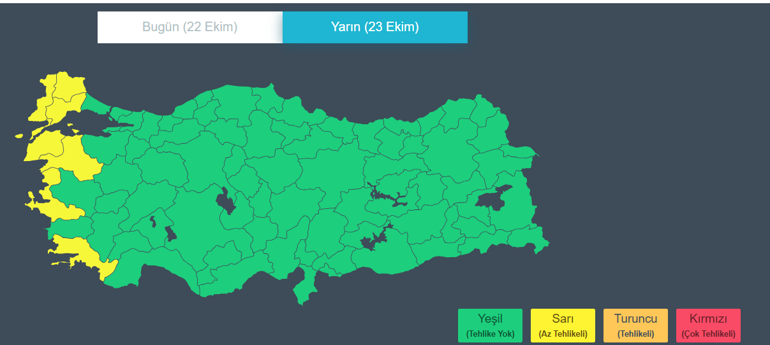 Son dakika... Sel ve su baskınlarına dikkat Meteorolojiden kuvvetli sağanak yağış uyarısı