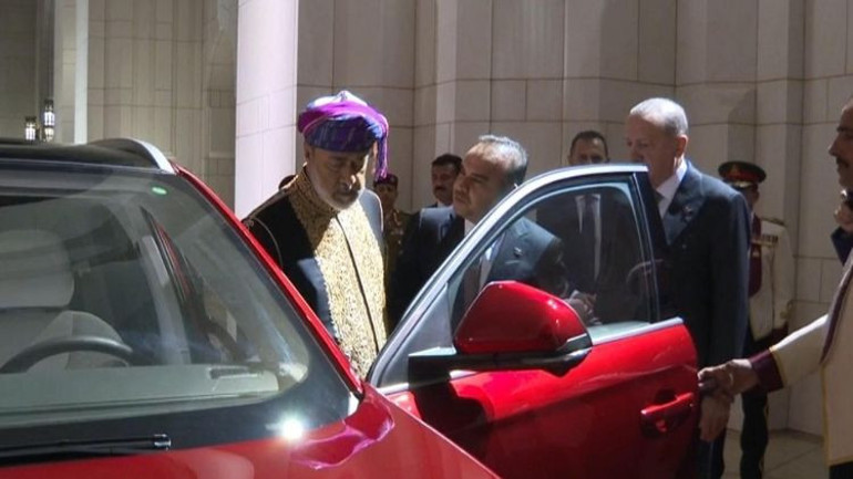 Cumhurbaşkanı Erdoğan, Umman Sultanı ile bir araya geldi