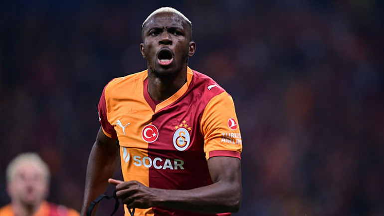 Victor Osimhenden duble rekor: Burak Yılmazı geçti, Galatasaray tarihine adını yazdırdı