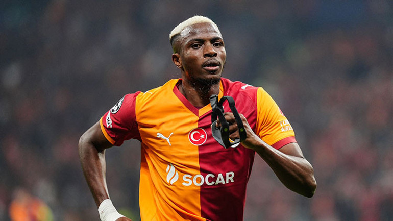 Victor Osimhenden duble rekor: Burak Yılmazı geçti, Galatasaray tarihine adını yazdırdı