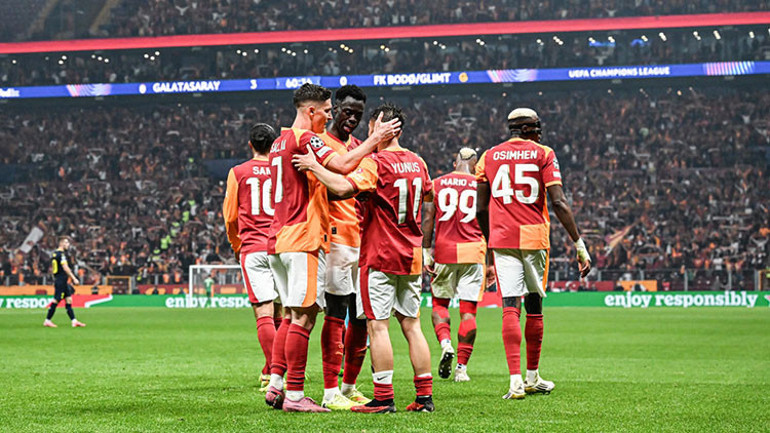Galatasaray sahadan galip ayrıldı