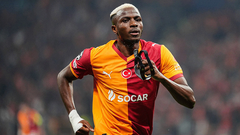 Galatasaray ile Bodo/Glimt arasında oynanan maçtan bir pozisyon