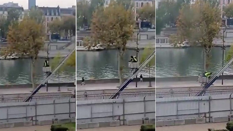 Paris’in kalbinde 88 milyon euroluk vurgun: Soyguncuların kaçışı kamerada