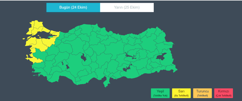 Son dakika... Meteorolojiden İstanbul için sarı kodlu uyarı: Su baskınlarına dikkat Beklenen yağış başladı, trafik kilit...