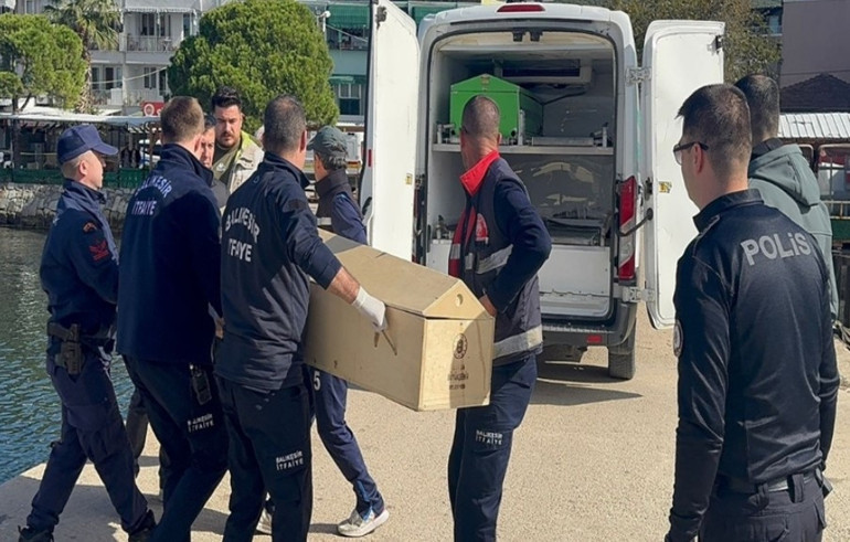 Yürüyüşe çıkanlar gördü Erdekte denizde erkek cesedi bulundu