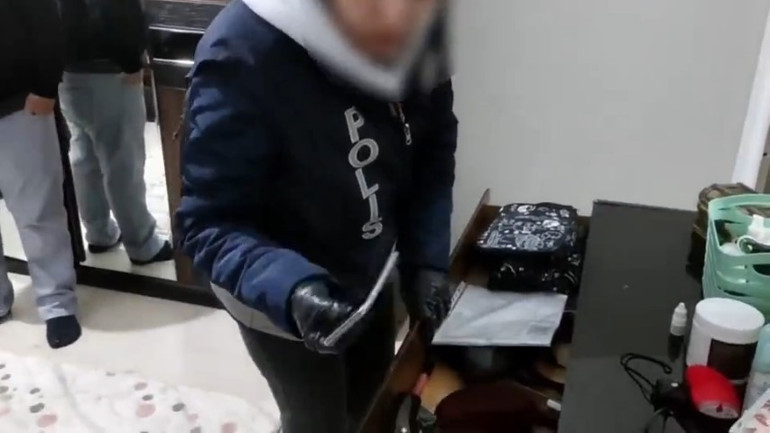 Emniyetteki operasyon sonrası gözaltına alınan şüphelilere ilişkin fotoğraf