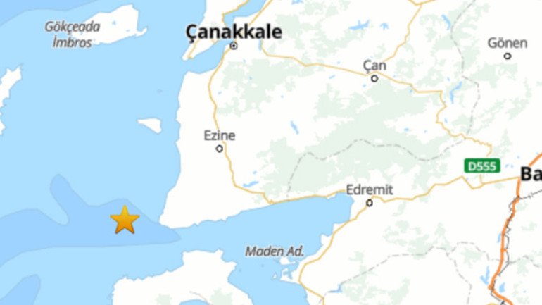 Son dakika: Çanakkalede art arda depremler
