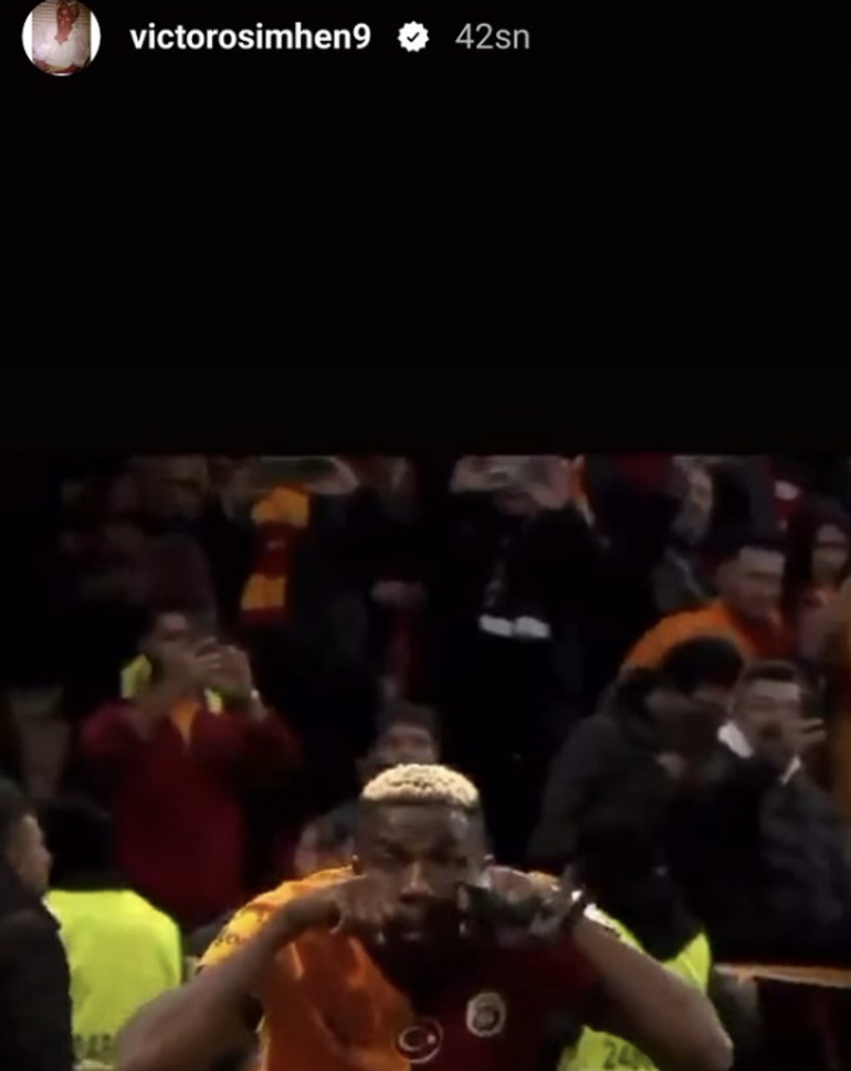 Osimhenden imalı paylaşımlar