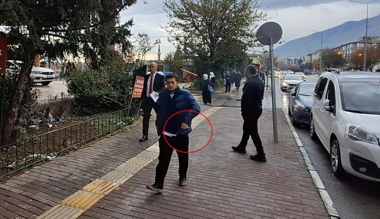 Vatandaşın uyarısı sonrası geri dönen kişi