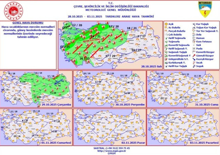 Bakanlık’tan 17 il için kuvvetli sağanak uyarısı: Tedbirli ve dikkatli olun