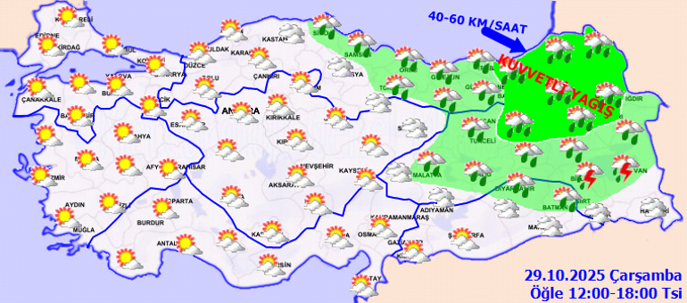 SON DAKİKA SAĞANAK YAĞIŞ METEOROLOJİ UYARISI | Bugün (29 Ekim) hava nasıl olacak İstanbulda yağmur yağacak mı Meteoroloji il il hava durumu tahminleri yayınlandı... İçişleri Bakanlığı 17 ile sarı kodlu uyarı