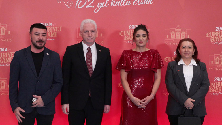 Cumhuriyet Bayramı töreninden görüntü