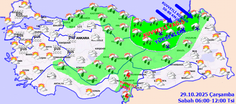 Son dakika... Kuvvetli yağış ve fırtına geliyor 4 il için sarı kodlu meteorolojik uyarı
